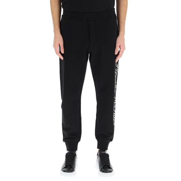 Alexander McQueen Logo Cotton Pants Alexander McQueen Logo Cotton Pants