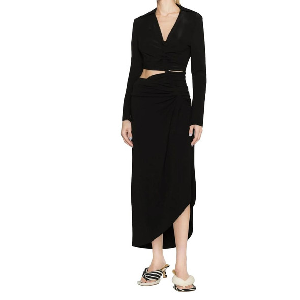 Off-White Cut-Out Midi Dress Off-White Cut-Out Midi Dress