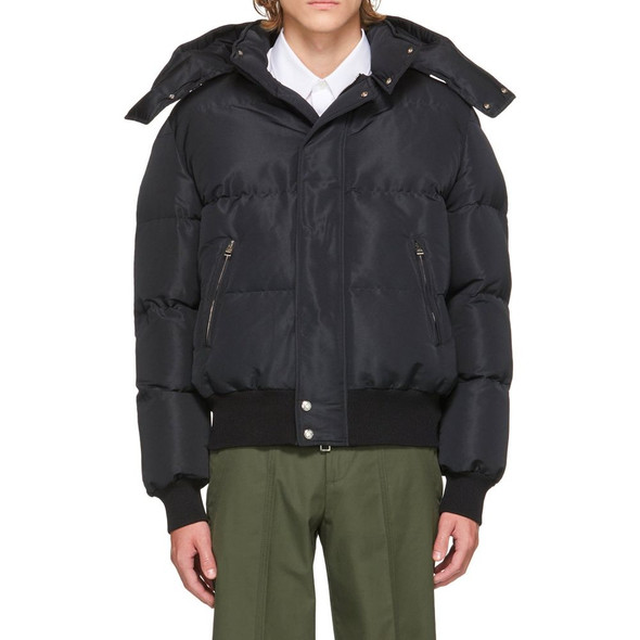 Alexander McQueen Wool Blend Padded Bomber Alexander McQueen Wool Blend Padded Bomber