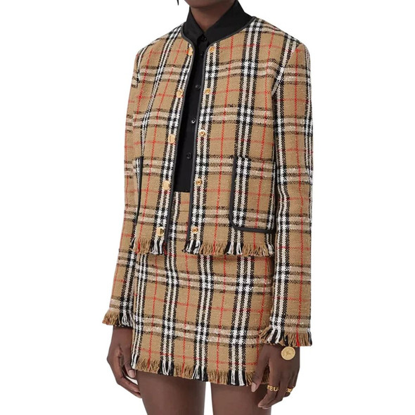Vintage Check Motif Jacket Vintage Check Motif Jacket