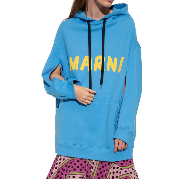 Marni Oversize Hooded Sweatshirt Marni Oversize Hooded Sweatshirt