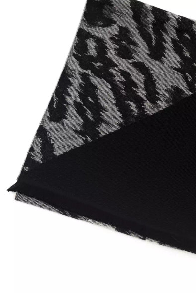 Cavalli Class Gray Wool Men Scarf Cavalli Class Gray Wool Men Scarf