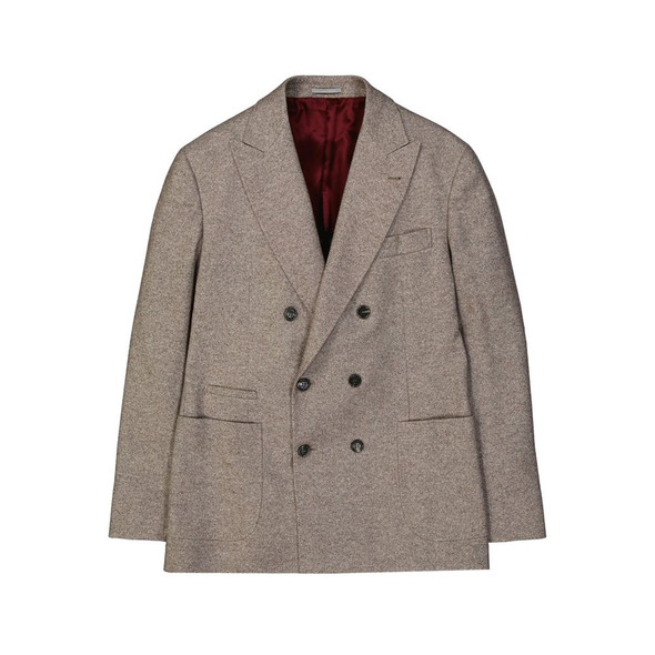 Brunello Cucinelli Double-Breasted Wool Jacket Brunello Cucinelli Double-Breasted Wool Jacket
