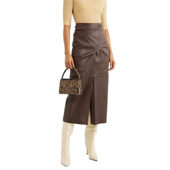 Brunello Cucinelli Leather Skirt Brunello Cucinelli Leather Skirt