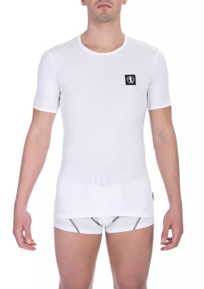 White Cotton Men's T-Shirt BI-21804 White Cotton Men's T-Shirt BI-21804
