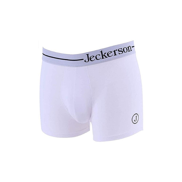 Jeckerson White Cotton Men's Boxer Jeckerson White Cotton Men's Boxer