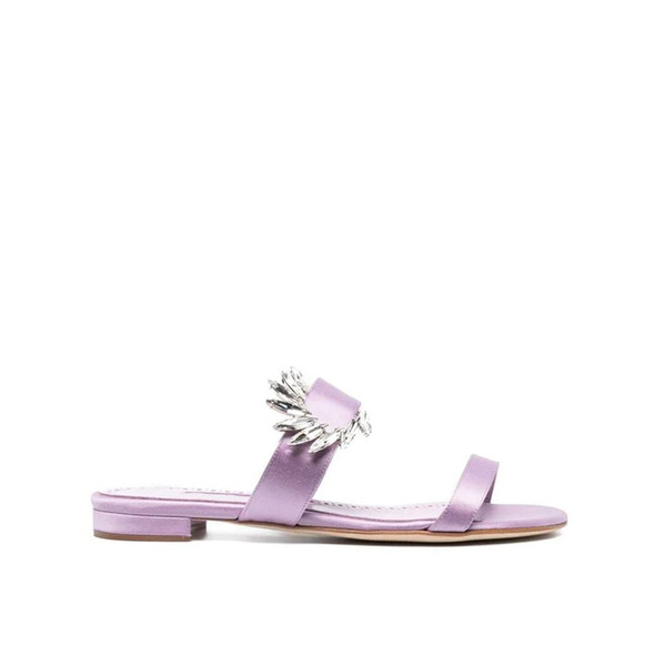 Manolo Blahnik Chivela 010 Flat Sandals Manolo Blahnik Chivela 010 Flat Sandals