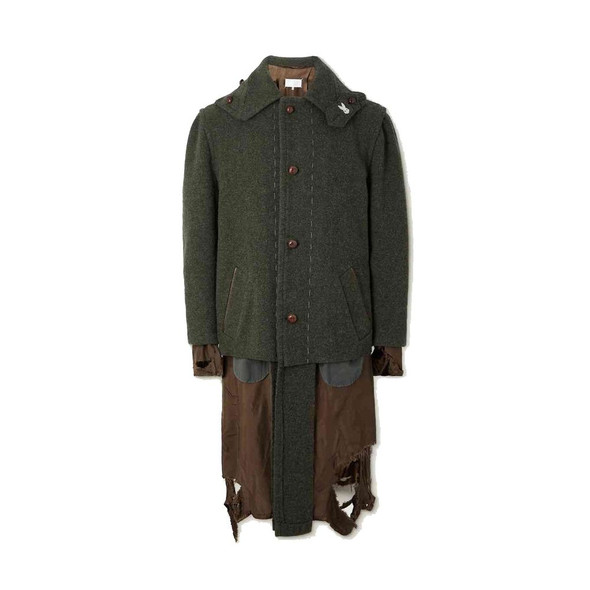 Maison Margiela Destroyed-Look Coat Maison Margiela Destroyed-Look Coat
