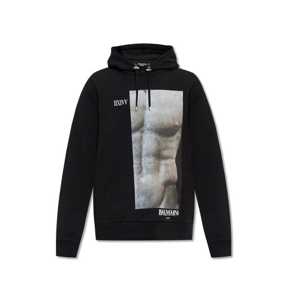 Balmain Cotton Hoodie Sweatshirt Balmain Cotton Hoodie Sweatshirt