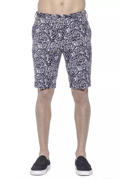 Blue Cotton Men's Bermuda Short Blue Cotton Men's Bermuda Short
