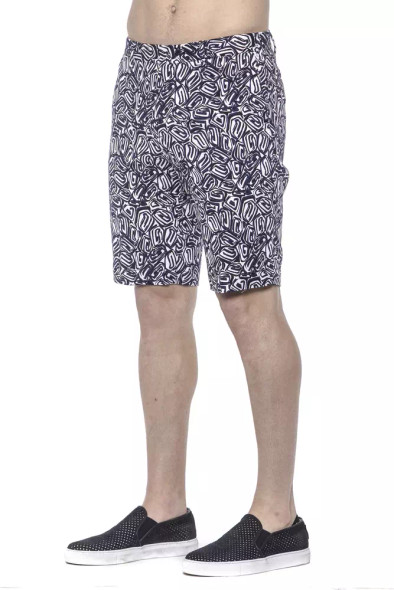 Blue Cotton Men's Bermuda Short Blue Cotton Men's Bermuda Short
