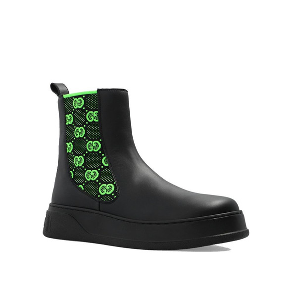 Gucci GG Leather Boots Gucci GG Leather Boots