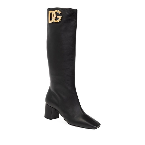 Dolce & Gabbana Leather Boots DO-8736350503124 Dolce & Gabbana Leather Boots DO-8736350503124