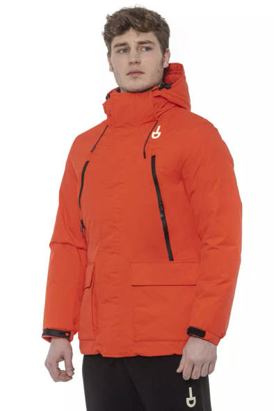Red Polyester Men Jacket Red Polyester Men Jacket