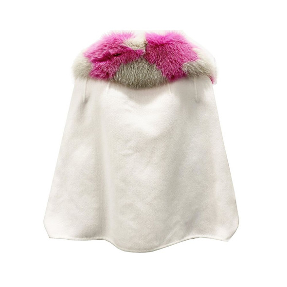 Fur Collar Cashmere Cape Jacket Fur Collar Cashmere Cape Jacket