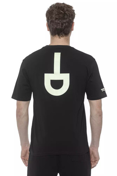 Tond Black Cotton Men's T-Shirt Tond Black Cotton Men's T-Shirt
