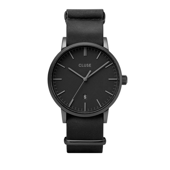 Cluse Black Leather Watch CLCW0101501010AC Cluse Black Leather Watch CLCW0101501010AC
