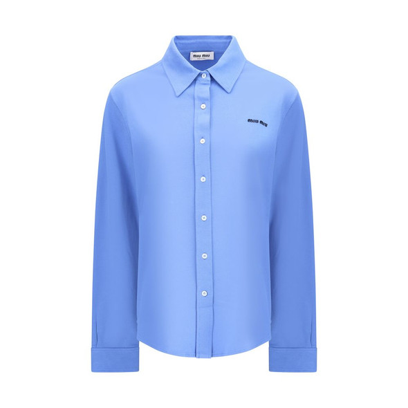 Miu Miu Long-sleeved Polo Shirt Miu Miu Long-sleeved Polo Shirt