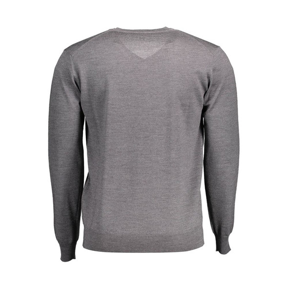 Harmont & Blaine Gray Wool Sweater HA-14820 Harmont & Blaine Gray Wool Sweater HA-14820