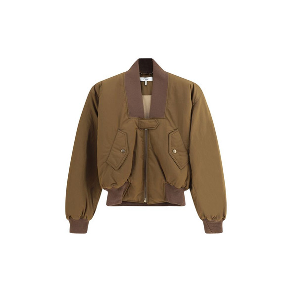 Nylon Bomber Jacket CHCH25AVE16113233BB Nylon Bomber Jacket CHCH25AVE16113233BB