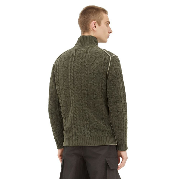 Green Cotton Sweater CP-14905 Green Cotton Sweater CP-14905