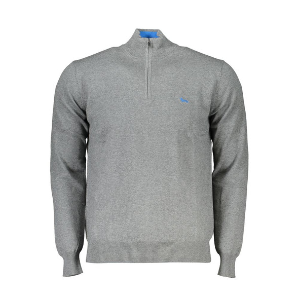 Harmont & Blaine Gray Cotton Sweater Harmont & Blaine Gray Cotton Sweater