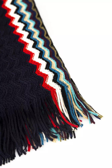 Black Wool Men Scarf MI-22224 Black Wool Men Scarf MI-22224