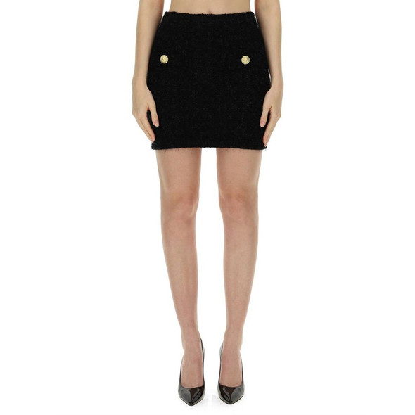 Balmain Tweed Mini Skirt Balmain Tweed Mini Skirt