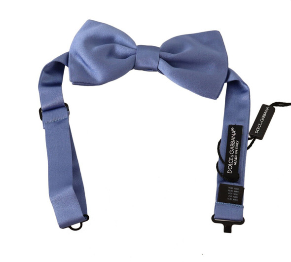 Dolce & Gabbana Purple 100% Silk Adjustable Neck Papillon Bow Tie Dolce & Gabbana Purple 100% Silk Adjustable Neck Papillon Bow Tie