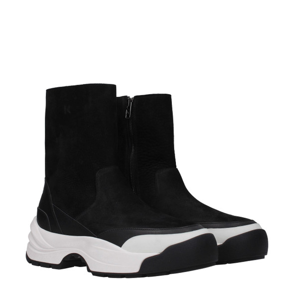 Kenzo Black Leather Ankle Boots Kenzo Black Leather Ankle Boots