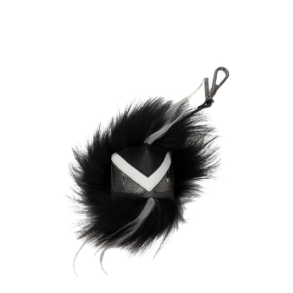 Fendi Black Leather Keychains Fendi Black Leather Keychains