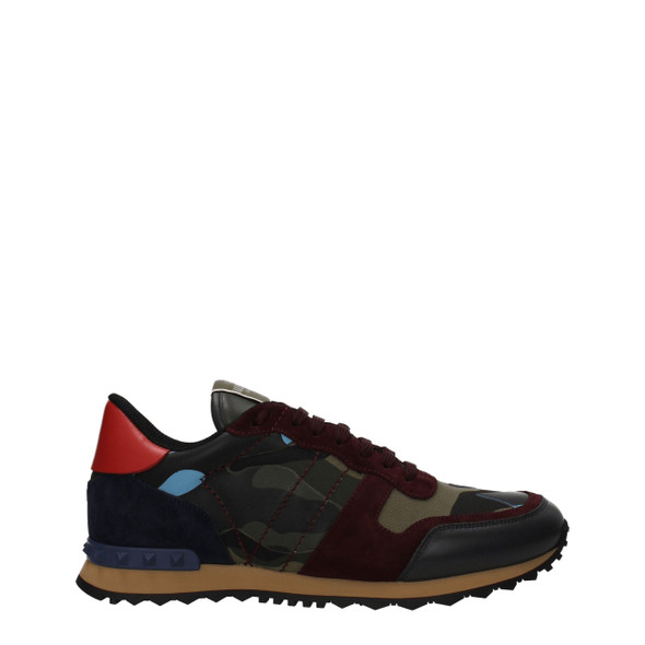 Valentino Garavani Green Leather Athletic Sneakers Valentino Garavani Green Leather Athletic Sneakers