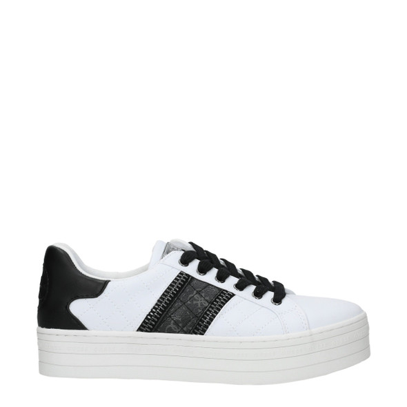 Guess White Polyethylene Platform Sneakers Guess White Polyethylene Platform Sneakers