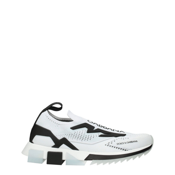 White Fabric Athletic Sneakers White Fabric Athletic Sneakers