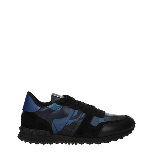 Blue Leather Low Tops Blue Leather Low Tops