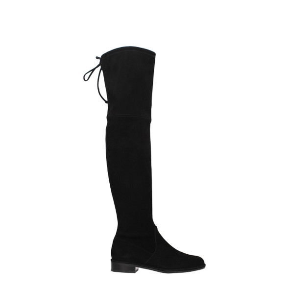 Stuart Weitzman Black Leather Over The Knee Stuart Weitzman Black Leather Over The Knee
