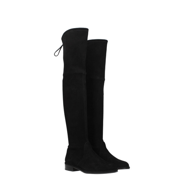 Black Leather Over The Knee Black Leather Over The Knee