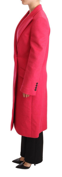 Pink Double Breasted Trenchcoat Jacket Pink Double Breasted Trenchcoat Jacket
