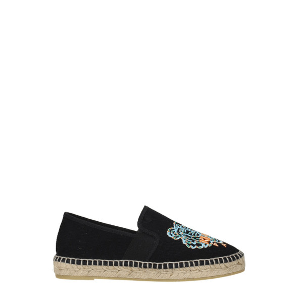 Kenzo Black Fabric Espadrilles Kenzo Black Fabric Espadrilles