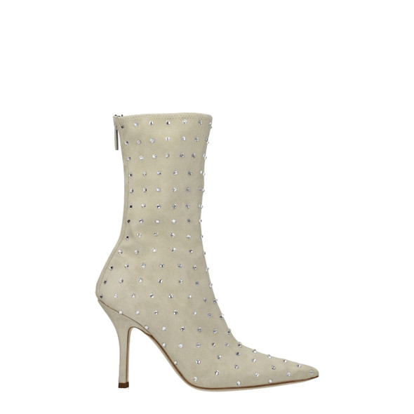 Paris Texas Beige Leather Ankle Boots Paris Texas Beige Leather Ankle Boots