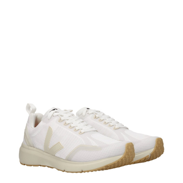 White Fabric Athletic Sneakers VE8547240182025BT White Fabric Athletic Sneakers VE8547240182025BT