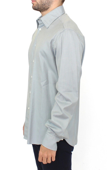 Gray Cotton Long Sleeve Casual Shirt Top Gray Cotton Long Sleeve Casual Shirt Top