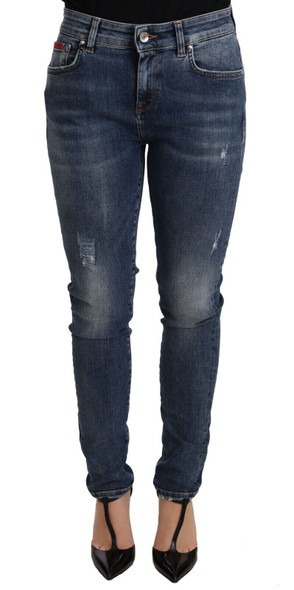 Dolce & Gabbana Blue Wash Skinny Denim Cotton Stretch Jeans Dolce & Gabbana Blue Wash Skinny Denim Cotton Stretch Jeans