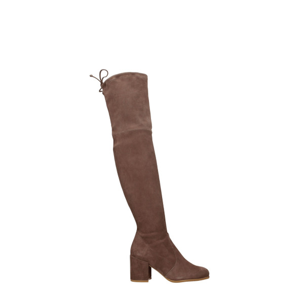 Stuart Weitzman Beige Leather Over The Knee Stuart Weitzman Beige Leather Over The Knee