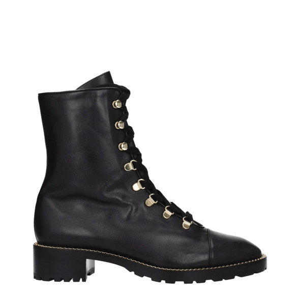 Stuart Weitzman Black Leather Ankle Boots ST8547258007817BT Stuart Weitzman Black Leather Ankle Boots ST8547258007817BT
