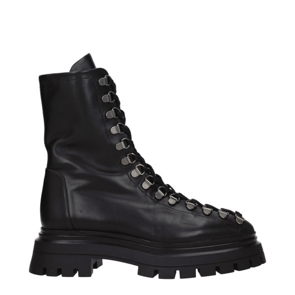 Stuart Weitzman Black Leather Ankle Boots ST8547258138889BT Stuart Weitzman Black Leather Ankle Boots ST8547258138889BT