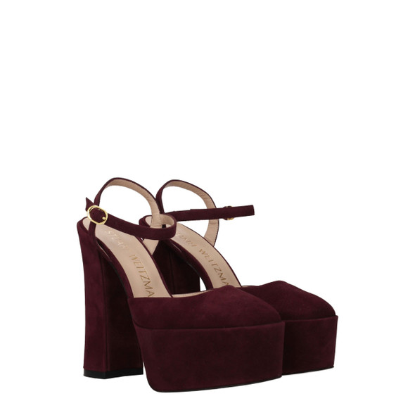 Stuart Weitzman Red Leather Platforms Stuart Weitzman Red Leather Platforms