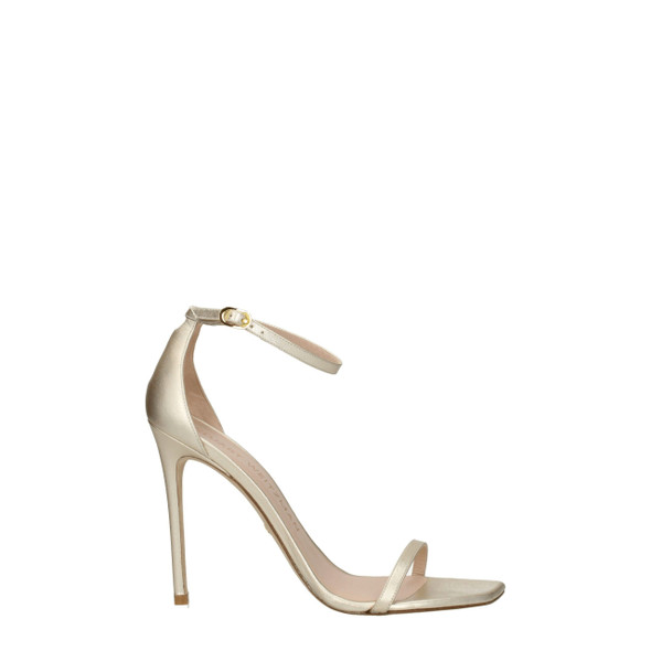 Gold Leather Stiletto Heels Sandals Gold Leather Stiletto Heels Sandals