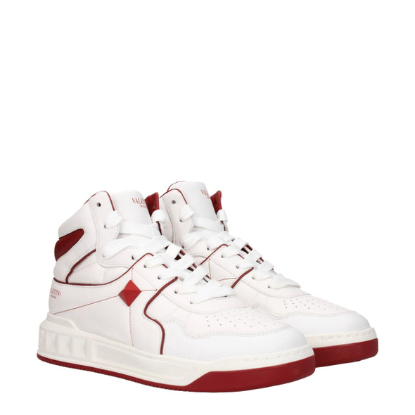 Valentino Garavani White Leather High Tops Valentino Garavani White Leather High Tops