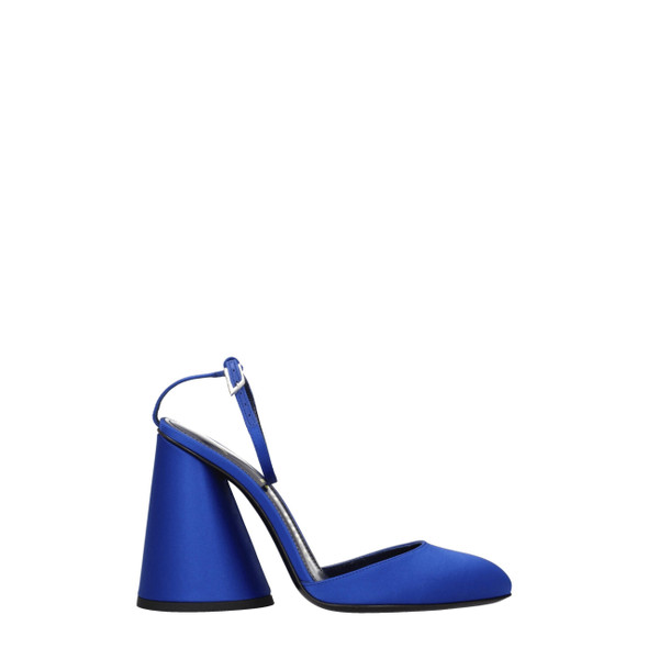 The Attico Blue Satin Platforms The Attico Blue Satin Platforms